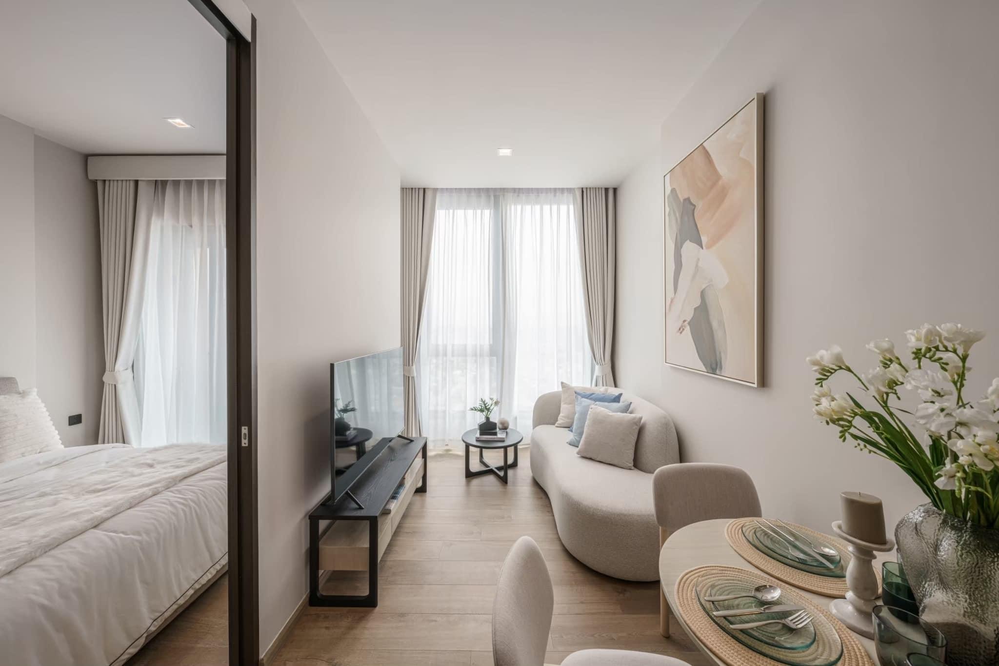 ✨🦄 Special offer 🦄✨ The Crest Park Residences 🚝 ใกล้ MRT เฟอร์ครบ จบในที่เดียว